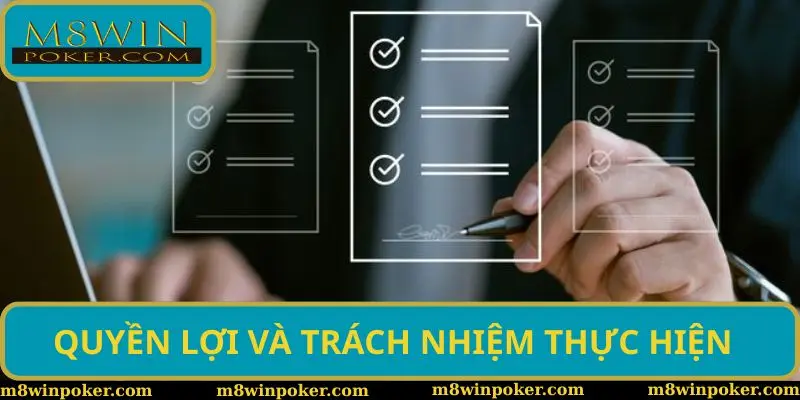 Quyền lợi và nghĩa vụ của hội viên khi thao tác tại M8WIN